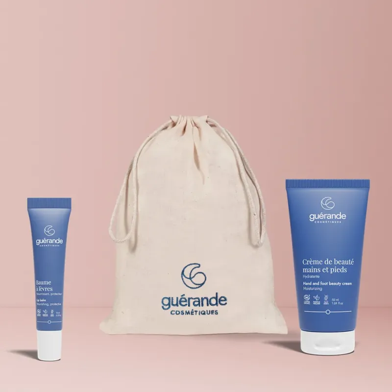 Organic lip and hand treatment set | Guérande Cosmétiques