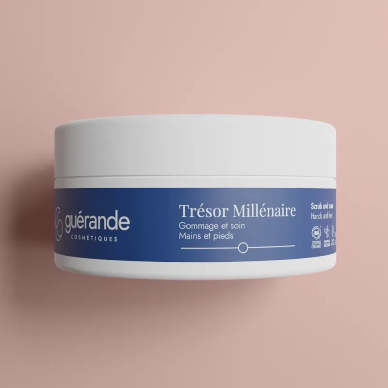 Exfoliant mains et gommage corps Trésor Millénaire | Guérande Cosmétiques